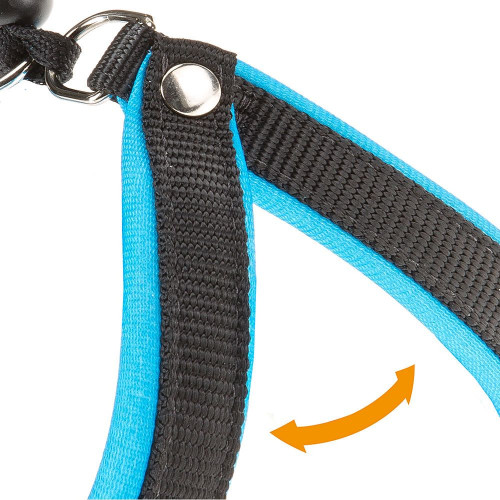 Ергономічна шлейка для собак Ferplast Agila Fluo 1 Blue