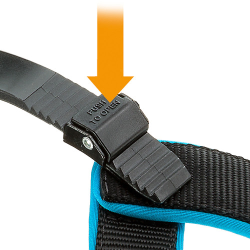Ергономічна шлейка для собак Ferplast Agila Fluo 8 Blue