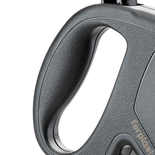 Рулетка для собак із стрічкою Ferplast Flippy One Tape S Black