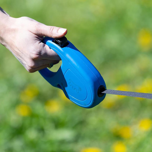 Рулетка для собак із стрічкою Ferplast Flippy One Tape M Blue