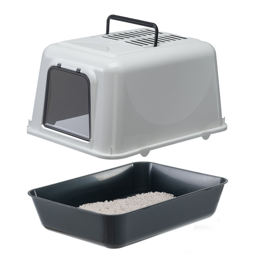 Закрытый туалет для кошек с угольными фильтрами Ferplast Clear Cat 20