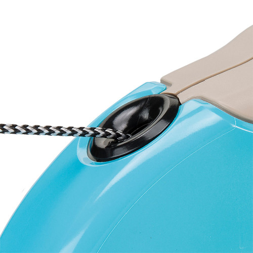 Повідець-рулетка для собак із шнуром Ferplast Amigo Cord S Light Blue