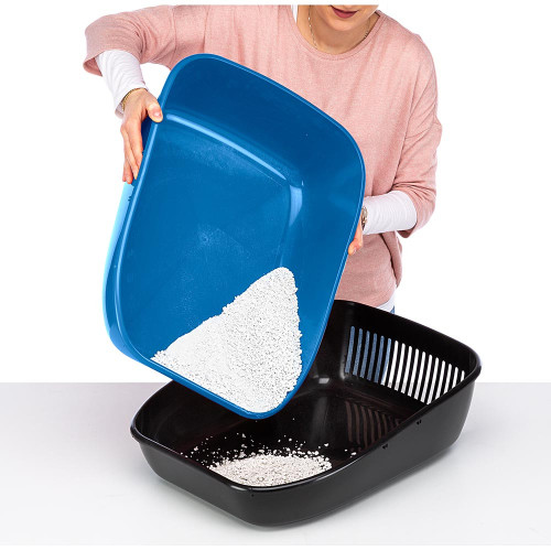 Туалет для кішок із системою просіювання Ferplast Birba