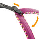 Ергономічна шлейка для собак Ferplast Agila Fantasy 4 Fuchsia