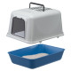 Закрытый туалет для кошек с угольными фильтрами Ferplast Clear Cat 20