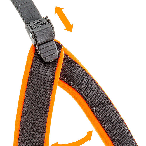 Ергономічна шлейка для собак Ferplast Agila Fluo 3 Orange