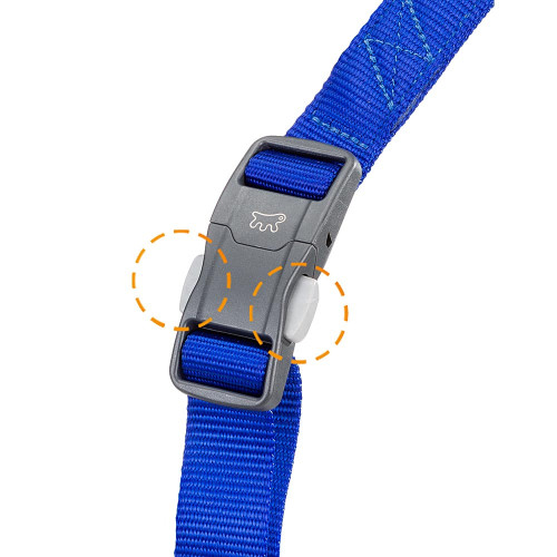 Світловідбивна шлейка для собак Ferplast Daytona P Cross L Blue