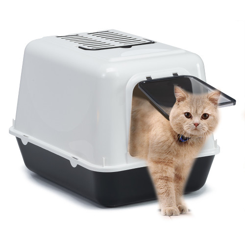 Закрытый туалет для кошек с угольными фильтрами Ferplast Clear Cat 20