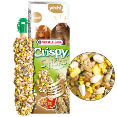 Лакомство Versele-Laga Crispy Sticks Popcorn&Nuts для крыс и мышей, попкорн с орехами, 110 г