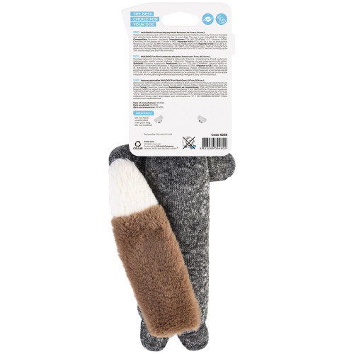 Игрушка для собак WAUDOG Fun Plush Енот, трикотаж