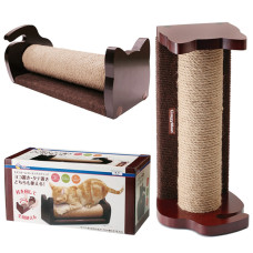 Кігтеточка CattyMan Scratching Rolling Post стовпчик з каркасом для котів