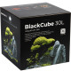 Акваріумний набір BlackCube 30 літрів, з чорною задньою стінкою, 31х31х31 см, скло 4 мм