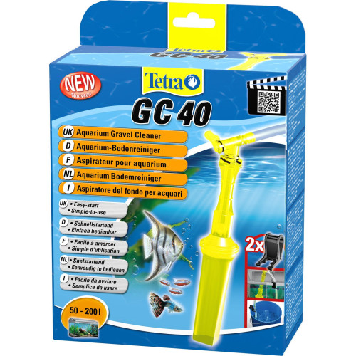 Сифон Tetra GC 40 для аквариума для чистки грунта 50-200л
