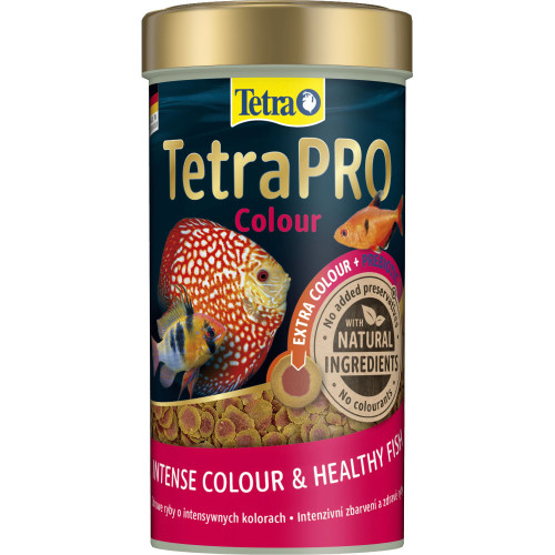 Корм Tetra PRO Colour Multi-Crisps для аквариумных рыб, для яркой окраски, 55 г (чипсы)