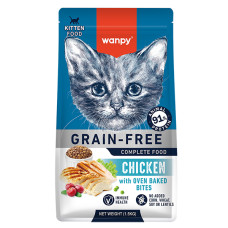 Cухий корм Wanpy Kitten Grain Free Chicken для кошенят з куркою, беззерновий, 1,5 кг