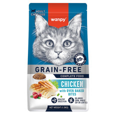 Cухий корм Wanpy Adult Cat Grain Free Chicken для котів з куркою, беззерновий, 1.5 кг