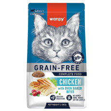 Cухий корм Wanpy Adult Cat Grain Free Chicken для котів з куркою, беззерновий, 1.5 кг