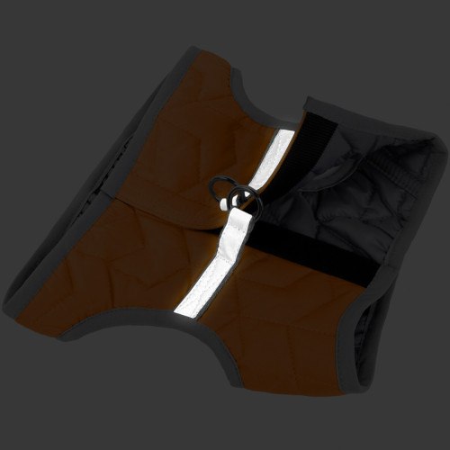 Шлея мягкая AiryVest ONE, XS1, оранжевая