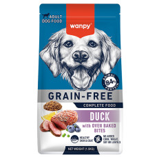 Cухий корм Wanpy Grain Free Duck для собак з качкою, беззерновий, 1,5 кг