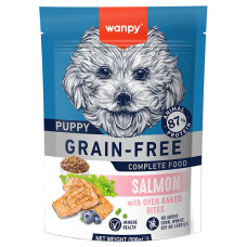 Cухий корм Wanpy Puppy Grain Free Salmon для цуценят з лососем, беззерновий, 500 г