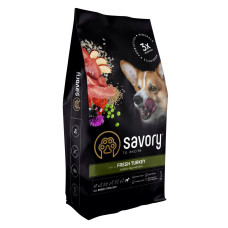 Сухой корм Savory All Breed для стерилизованных собак всех пород, со свежей индейкой, 12 кг