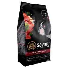 Сухой корм Savory Small для собак малых пород, со свежим ягненком и индейкой, 3 кг
