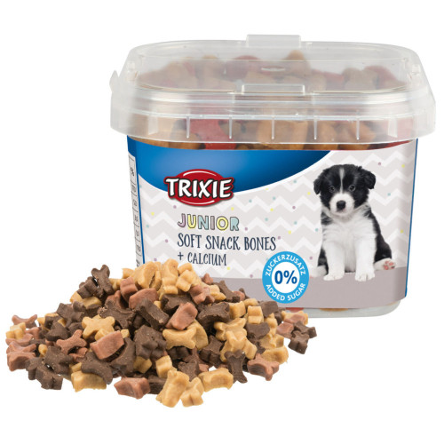 Лакомство Trixie Junior Soft Snack Bones для щенков, с кальцием, 140 г