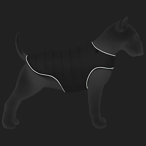 Куртка-накидка для собак AiryVest, S, черная