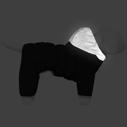 Комбинезон для собак AiryVest ONE, размер XS 22 черный