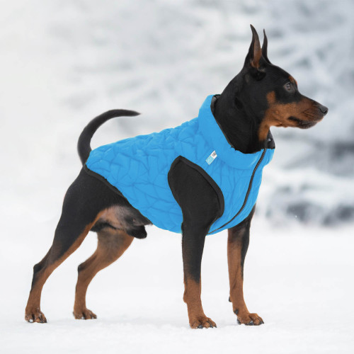 Куртка двухсторонняя AiryVest UNI, размер XS 28, голубовато-черная