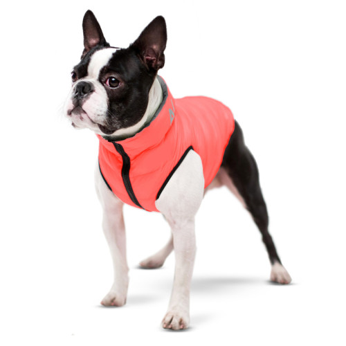 Курточка двусторонняя AiryVest, XS22, кораллово-серая
