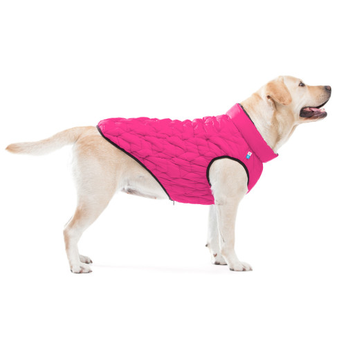 Куртка двухсторонняя AiryVest UNI, размер M 43, розовато-чёрная