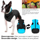 Курточка двусторонняя AiryVest, XS25, черно-голубая