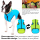 Курточка двобічна AiryVest, M40, салатово-блакитна