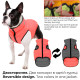 Курточка двусторонняя AiryVest, L55, кораллово-серая