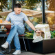 Рюкзак-переноска WAUDOG Relax Eco 40х40х26 см для котів та дрібних порід собак до 8 кг