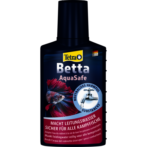 Кондиционер Tetra Betta Aqua Safe для подготовки водопроводной воды в пригодную для петушков, 100 мл на 100 л