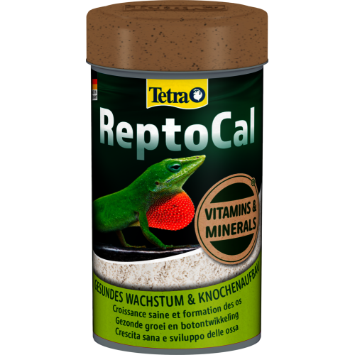 Корм Tetra ReptoCal для рептилій, мінеральна добавка 60 г/ 100 мл