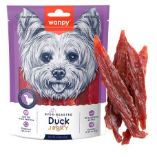Ласощі Wanpy Duck Jerky філе качки вялене для собак, 454 г