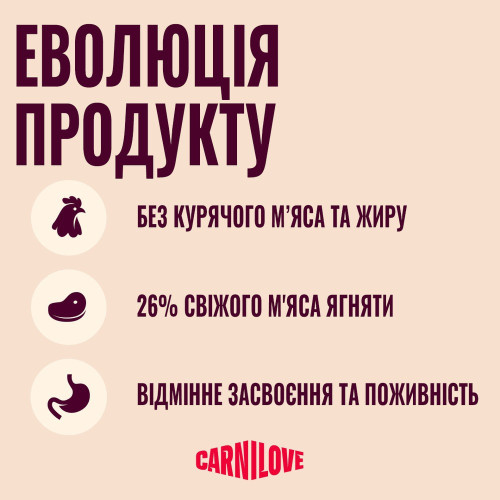 Корм сухий Carnilove Active Lamb & Wild Boar Sterilised для стерилізованих котів ягня і дикий кабан 6 кг