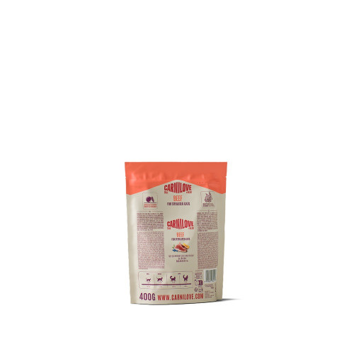 Корм сухий Carnilove True Fresh Beef Sterilised для стерилізованих котів яловичина 400 г