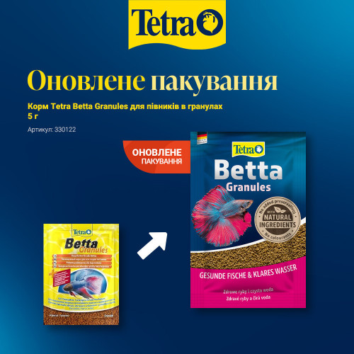Корм Tetra Betta Granules для півників в гранулах 5 г