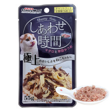 Вологий корм CattyMan Tuna Chicken Bonito з тунцем, куркою та макрелю в желе для котів, 55 г