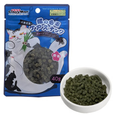 Ласощі CattyMan Hairball Care Bonito&Tuna Bits з макрелем та тунцем для виведення шерсті котів, 40 г