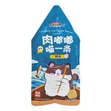 Вологий корм Cattyman Cream Mousse Codfish для котів і кошенят з тріскою, мус, 55 г