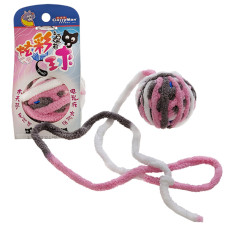 Іграшка CattyMan Caddice Ball Long Tail для котів, рожевий
