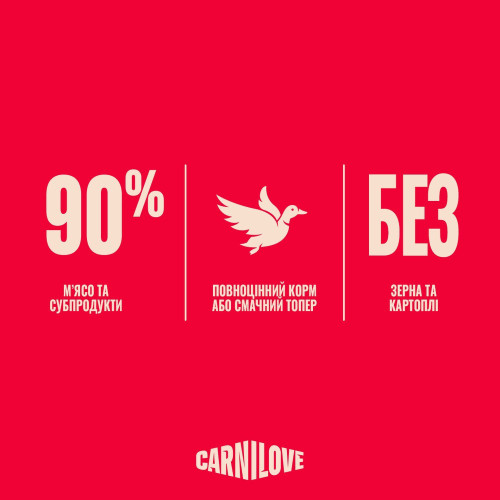 Корм вологий Carnilove Jelly Duck with Catnip Sterilised для стерилізованих котів качка і котяча м`ята в желе 85 г