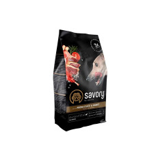 Сухой корм Savory для собак всех пород, со свежей уткой и кроликом, 1 кг