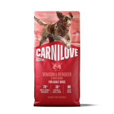 Корм сухой Carnilove Active Venison & Reindeer & Wild Boar Active Adults для активных собак оленина и дикий кабан 12 кг