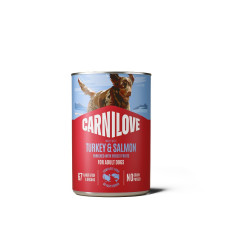 Корм вологий Carnilove Salmon & Turkey для собак паштет лосось та індичка 400 г